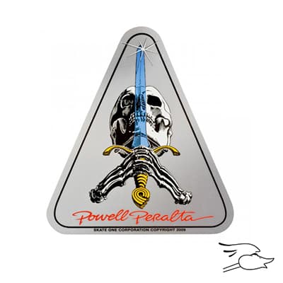 CALCOMANIA POWELL PERALTA SKULL & SWORD