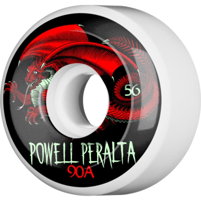 RUEDAS POWELL PERALTA OVAL DRAGON 4 56X90A 4PK WHITE