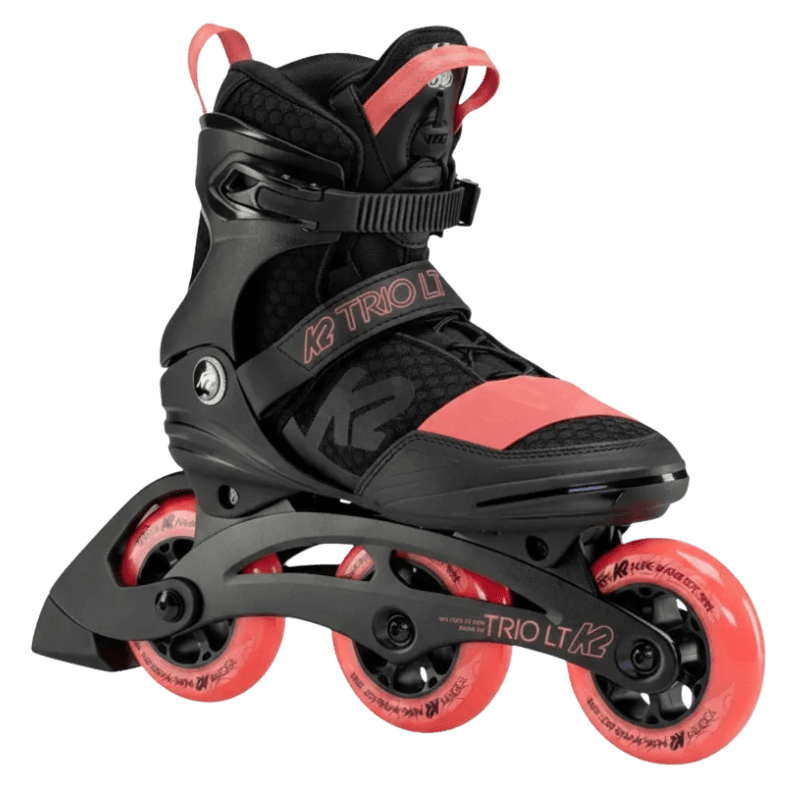 PATINES K2 TRIO LT 100 W BLACK-CORAL
