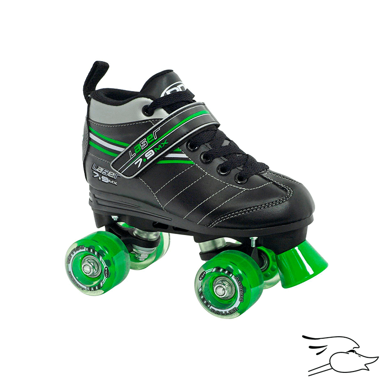 PATINES ROLLER DERBY LASER 7.9 BOYS BLACK-GREEN