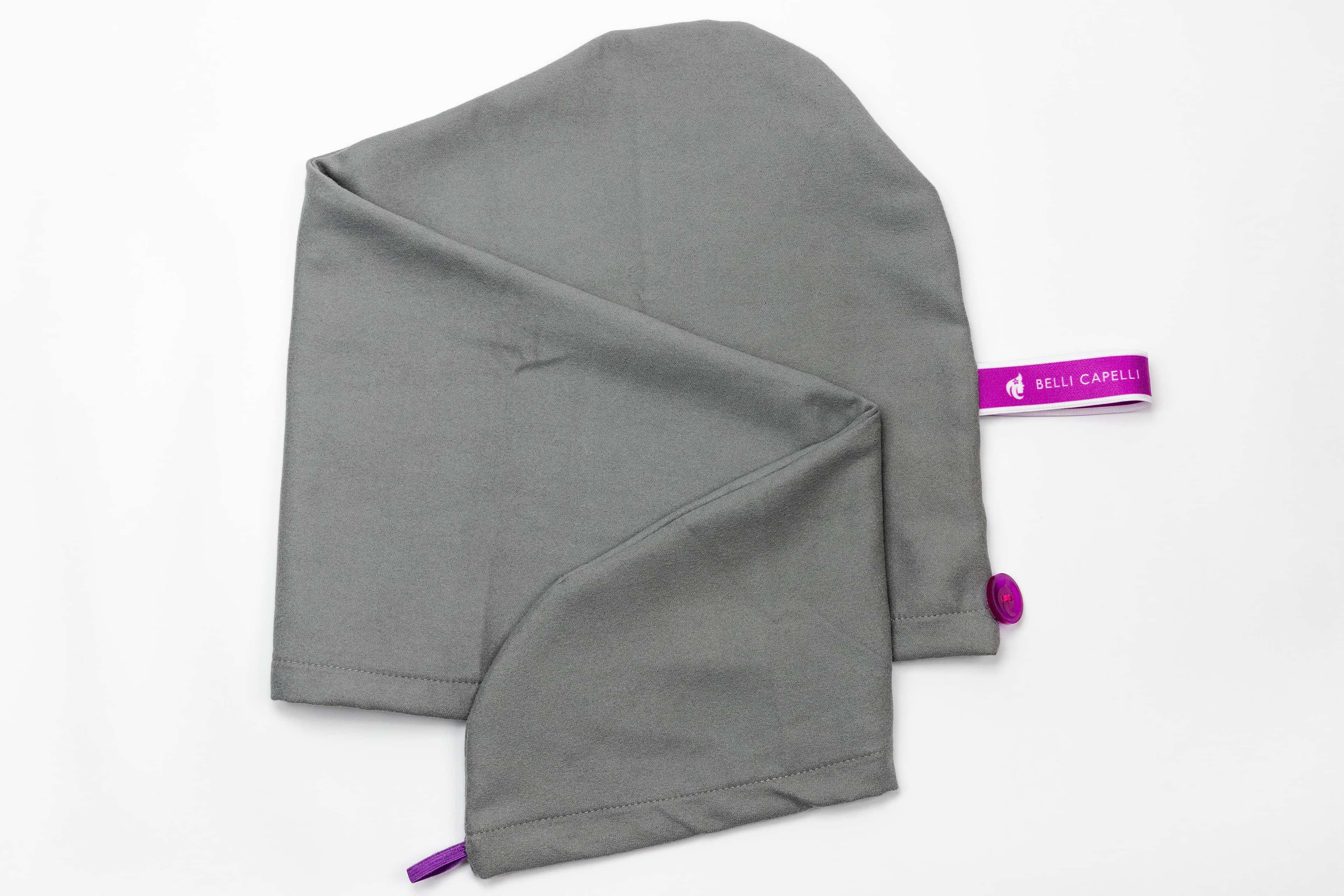 TURBANTE MICROFIBRA ULTRAFINO GRIS