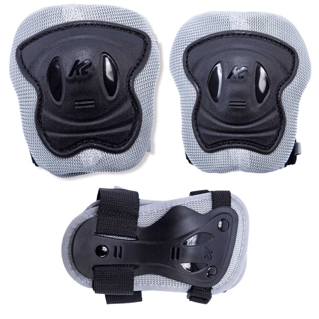 PROTECCION K2 JUNIOR PAD SET GRAY