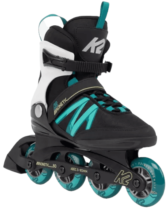 PATINES K2 KINETIC 80 W BLACK-TURQUOISE