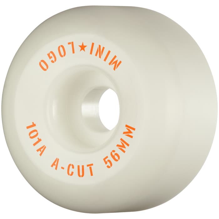 RUEDAS MINI LOGO LOGO A-CUT "2" 56MM X 101 4PK WHITE