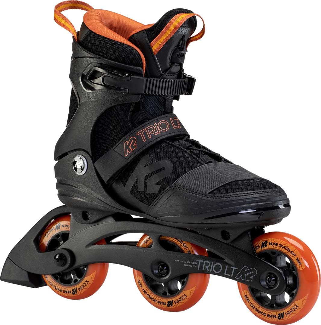 PATINES K2 TRIO LT 100 M BLACK-ORANGE