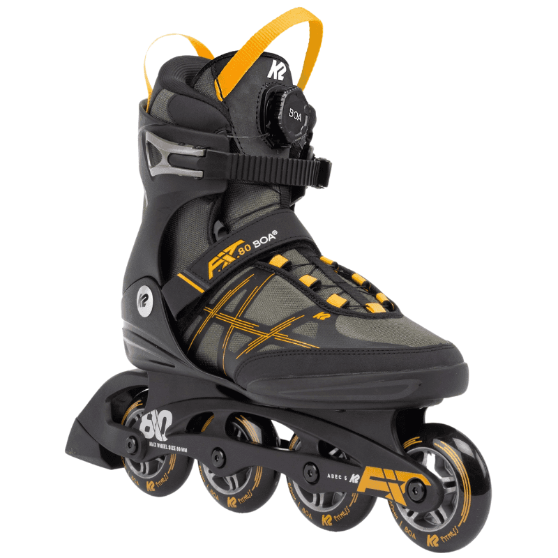 PATINES K2 F.I.T. 80 BOA GRAY-MUSTARD