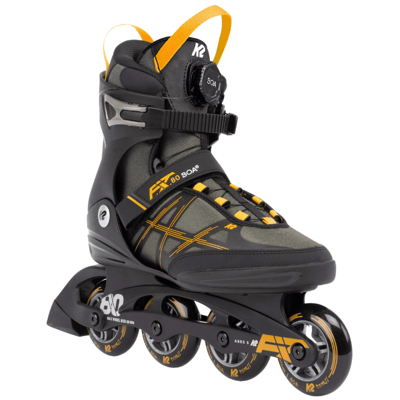 PATINES K2 F.I.T. 80 BOA GRAY-MUSTARD