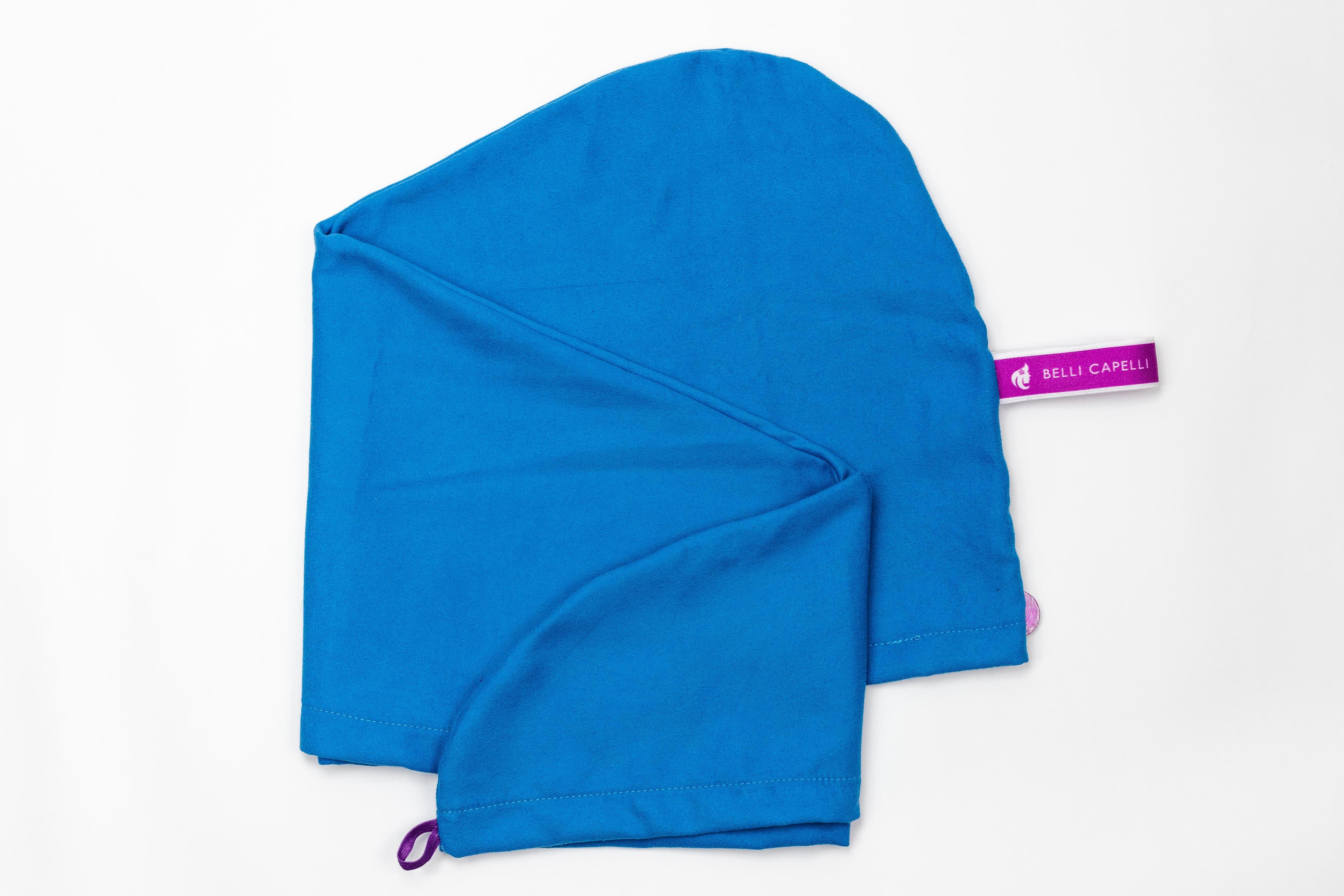 TURBANTE MICROFIBRA ULTRAFINO CIAN