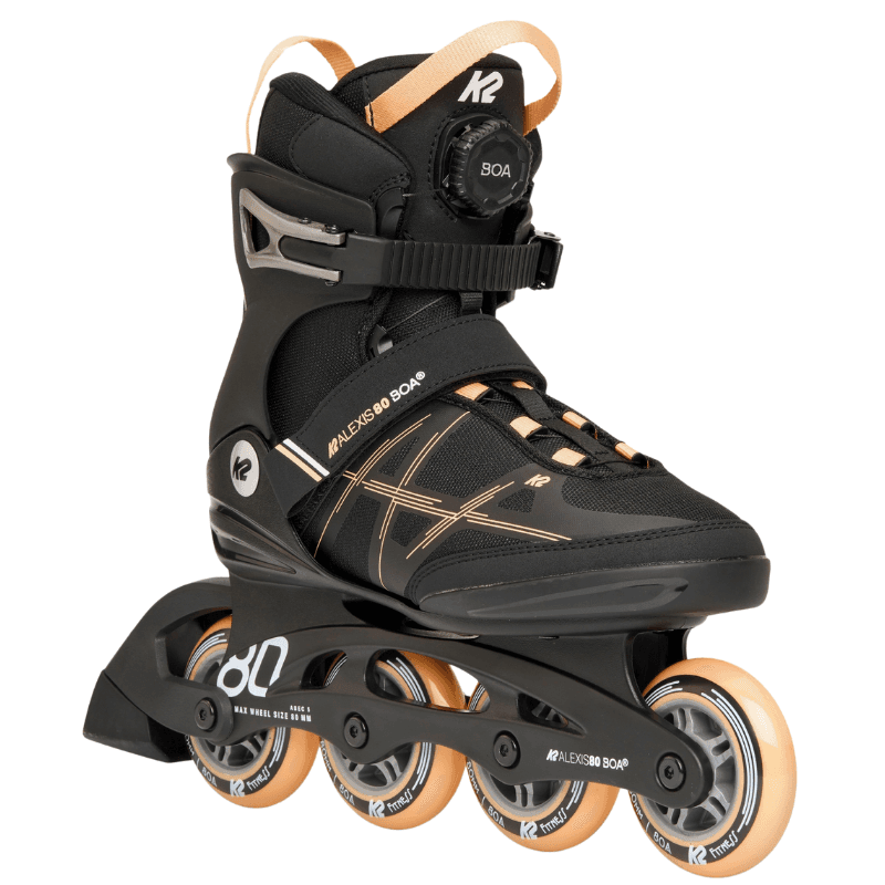 PATINES K2 ALEXIS 80 BOA BLACK-PINK