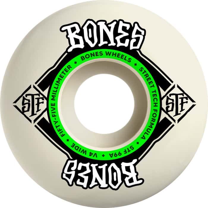 RUEDAS BONES STF WIDE 55 V4 STREET TECH FORMULA 99A 4PK