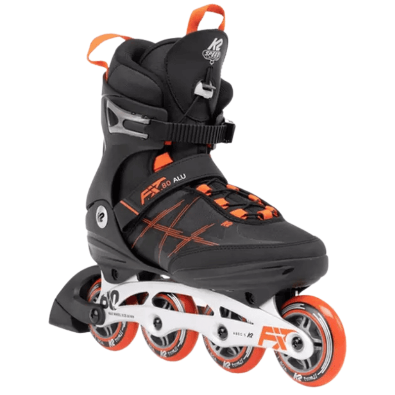 PATINES K2 F.I.T. 80 ALU BLACK-RED
