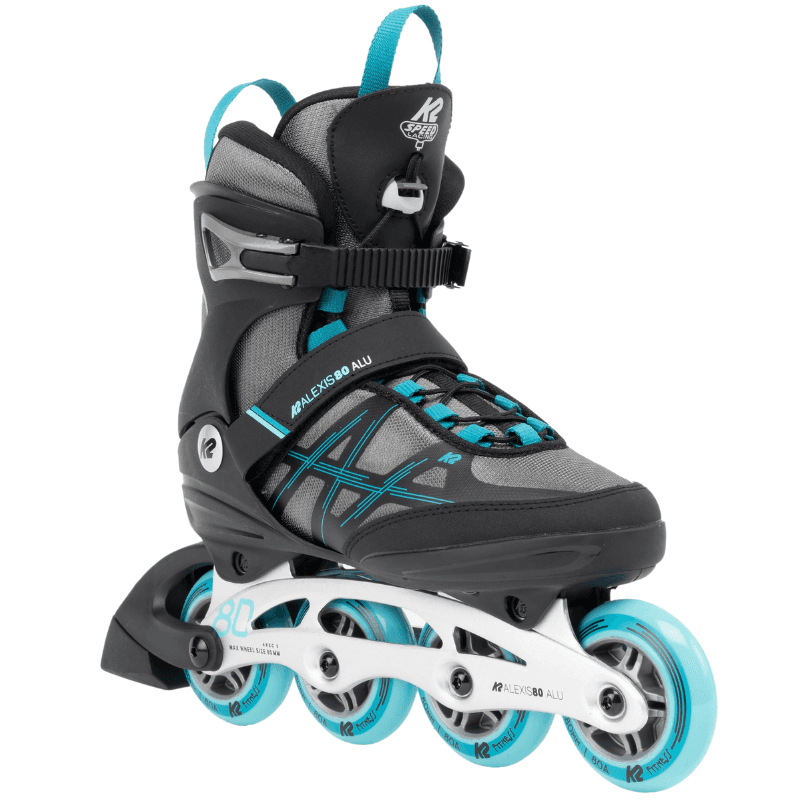 PATINES K2 ALEXIS 80 ALU GRAY-CYAN
