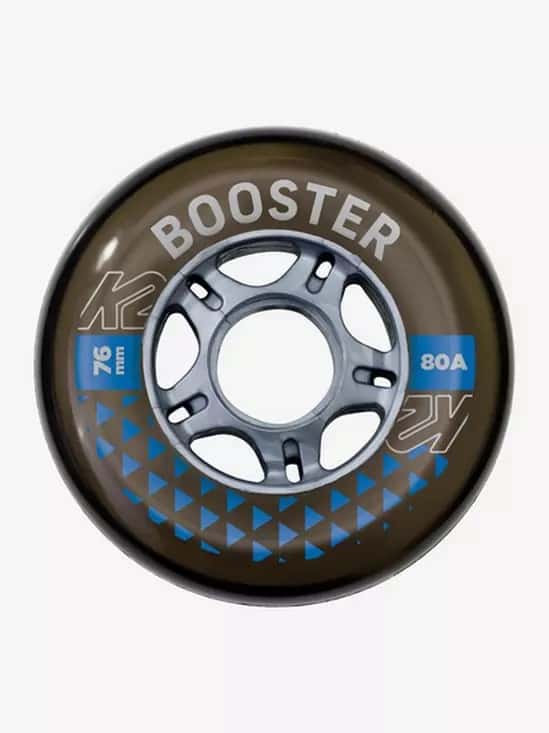 RUEDAS K2 BOOSTER 76 MM 80A - RODAMIENTOS ILQ 5 8 PK SMOKE
