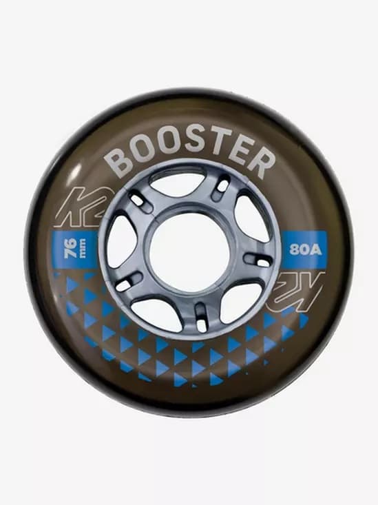 RUEDAS K2 BOOSTER 76 MM 80A - RODAMIENTOS ILQ 5 8 PK SMOKE