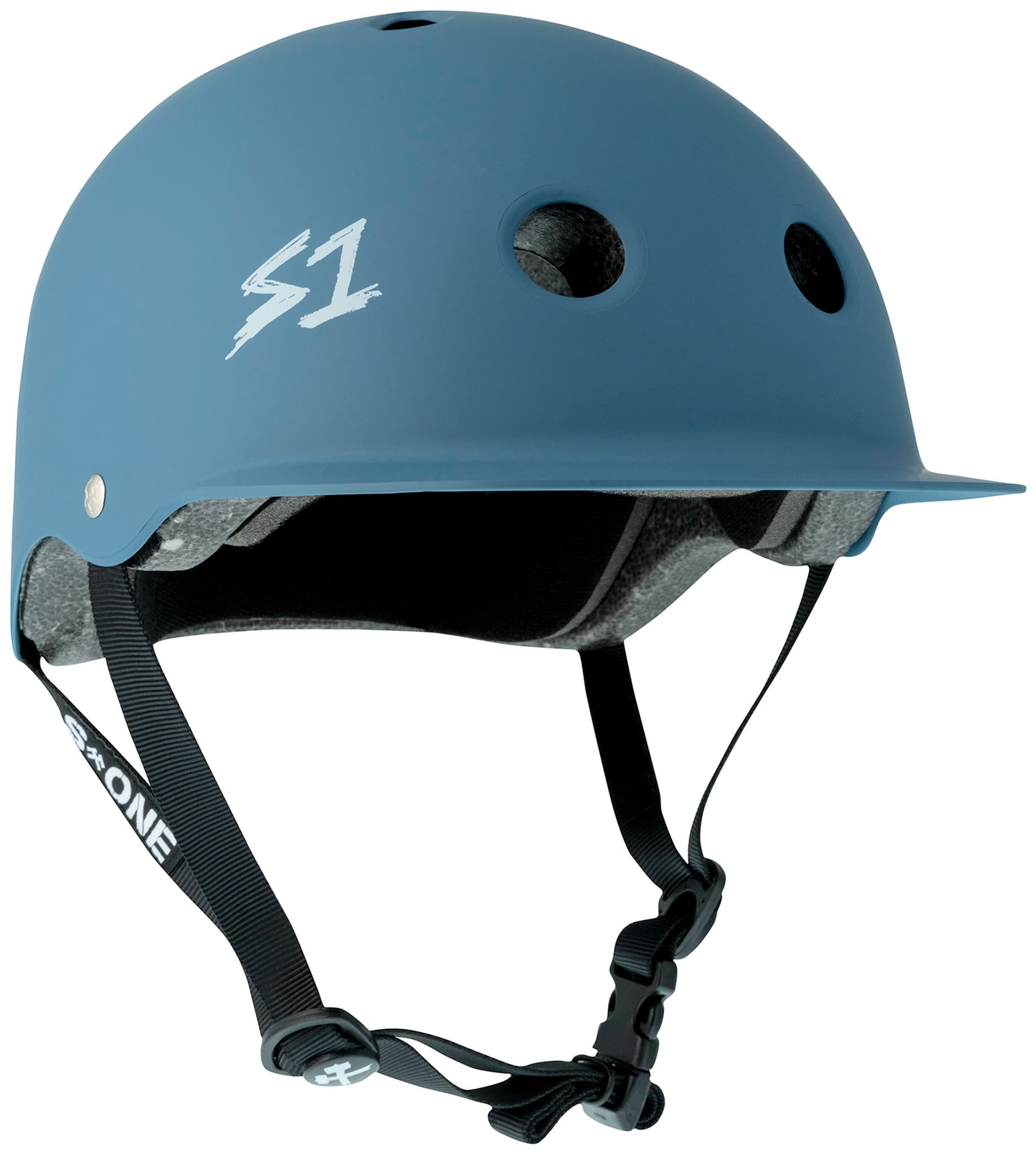 CASCO S-ONE BRIM HELMET GREY OCEAN MATTE