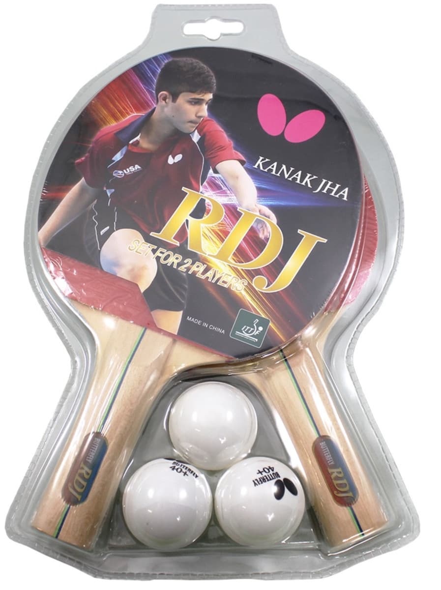 COMBO BUTTERFLY PING PONG RDJ 2 PLAYER SET