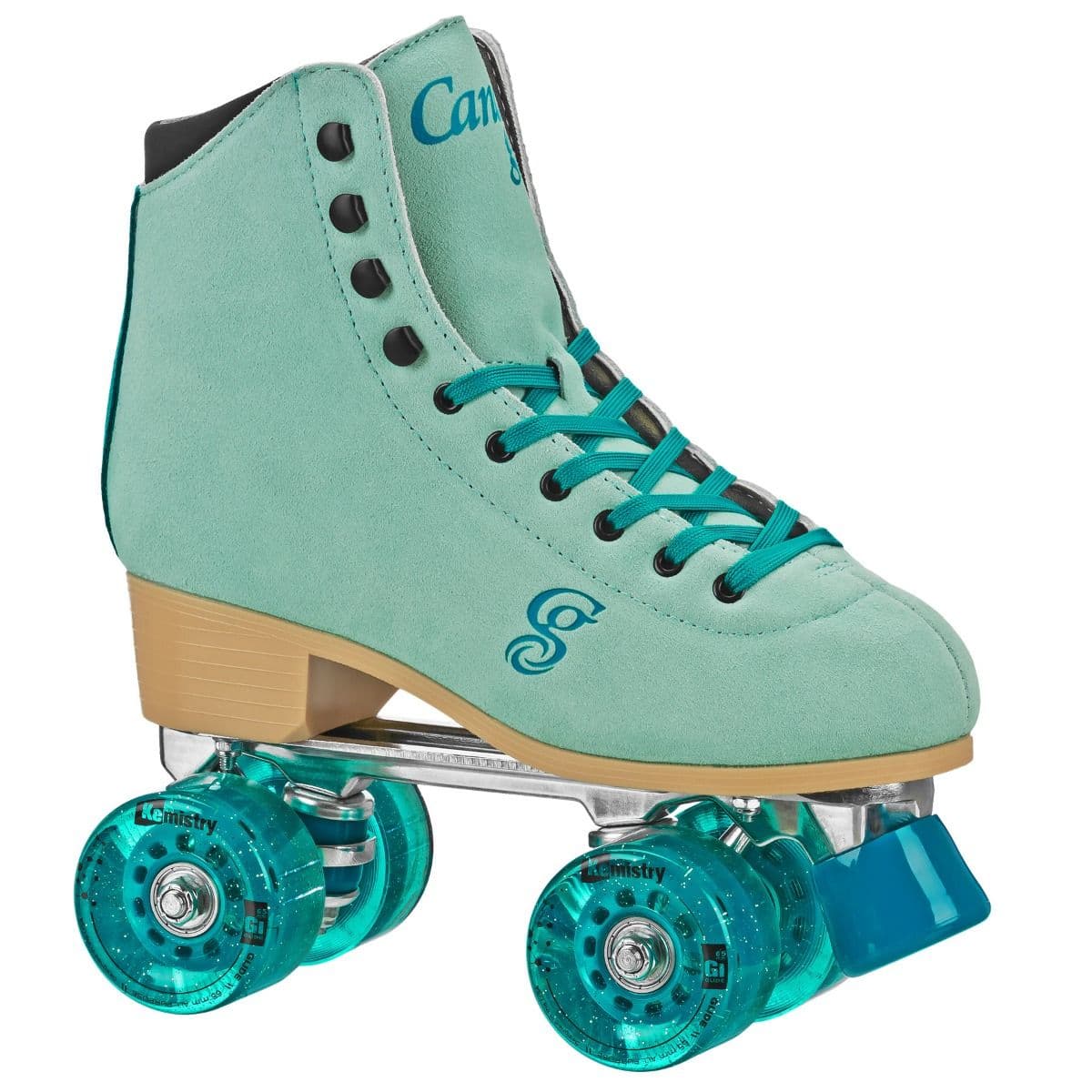 PATINES ROLLER DERBY CANDI CARLIN GREEN-BLUE