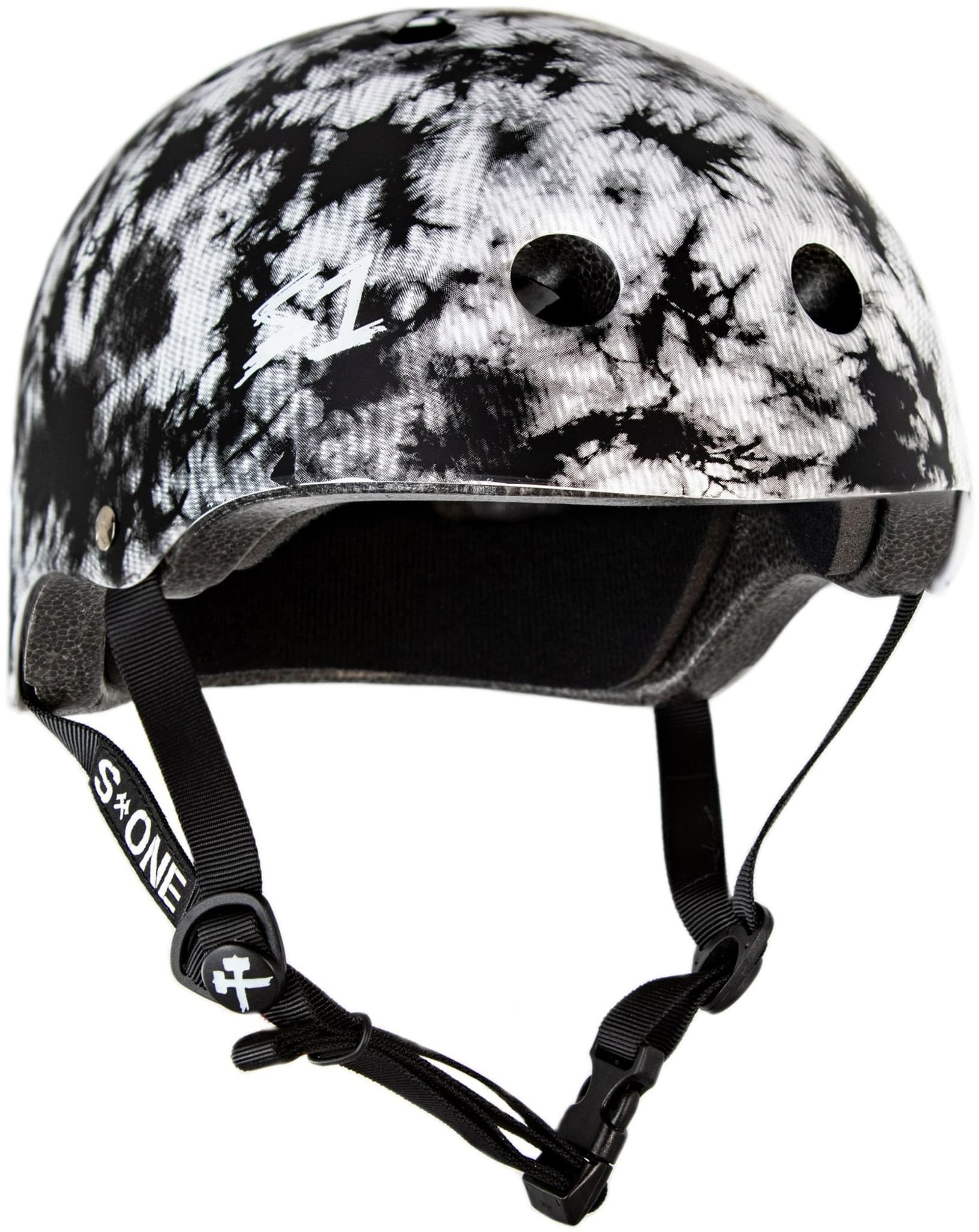 CASCO S-ONE LIFER BLACK & WHITE TIE DYE MATTE